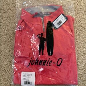 johnnie-O Lobster Red Casual Shirt